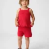 Pantaloncini con orlo smerlato all'uncinetto per neonato & bebè