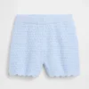 Pantaloncini con orlo smerlato all'uncinetto per neonato & bebè