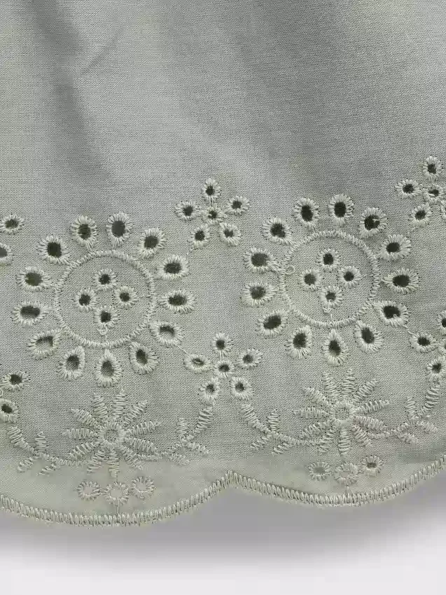 Pantaloncini con orlo traforato e elastico in vita per neonato & bebè
