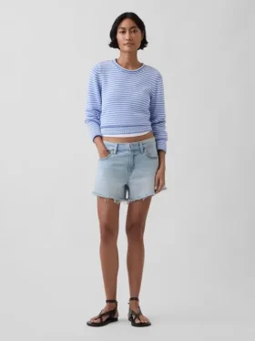 Pantaloncini corti a vita media da 4", morbidissimi e dal taglio morbido