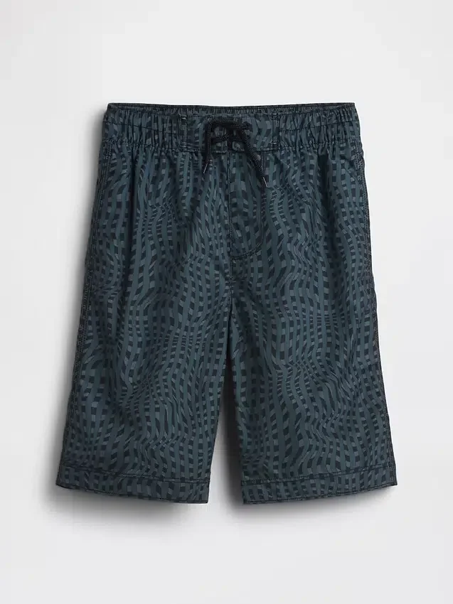 Pantaloncini da bagno riciclati da bambino da 8"
