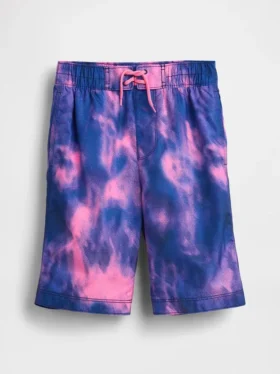 Pantaloncini da bagno riciclati da bambino da 8"