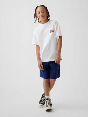 Pantaloncini da bambino dal taglio comodo e rilassato