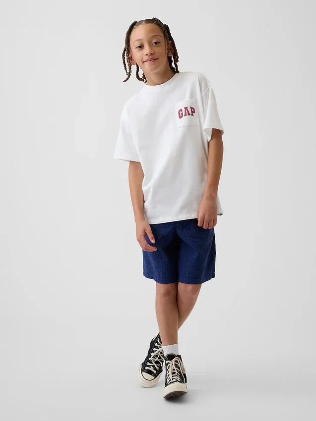 Pantaloncini da bambino dal taglio comodo e rilassato