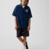 Pantaloncini da bambino dal taglio comodo e rilassato