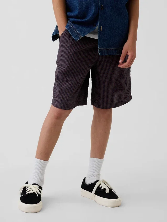Pantaloncini da bambino dal taglio comodo e rilassato