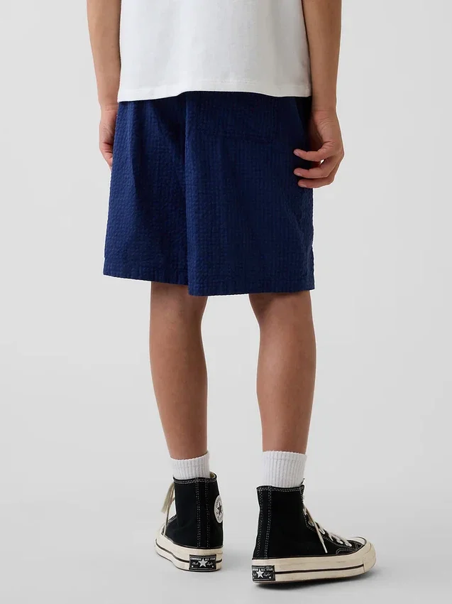 Pantaloncini da bambino dal taglio comodo e rilassato