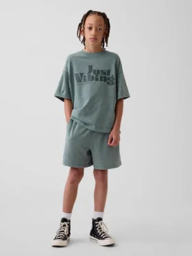 Pantaloncini da bambino Easy in tessuto pesante