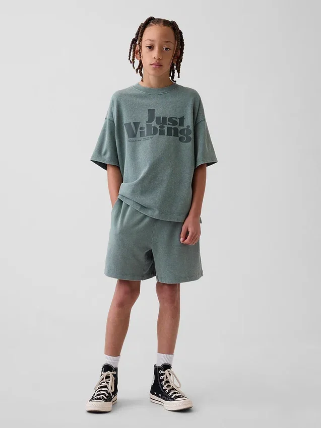 Pantaloncini da bambino Easy in tessuto pesante