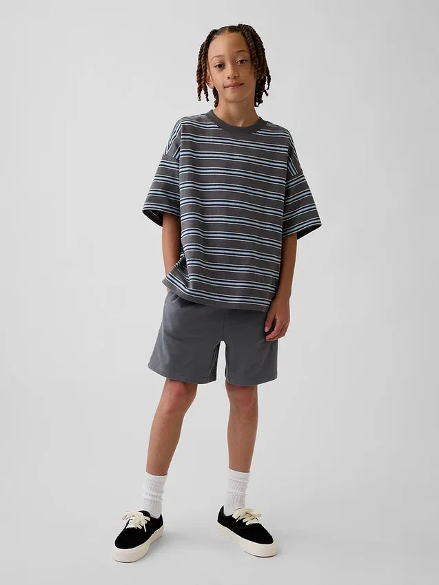 Pantaloncini da bambino Easy in tessuto pesante