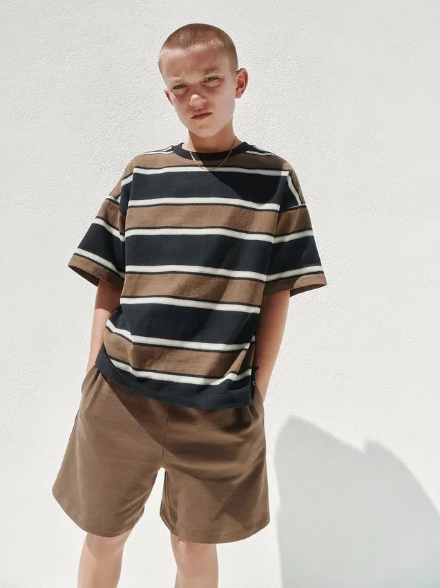 Pantaloncini da bambino Easy in tessuto pesante