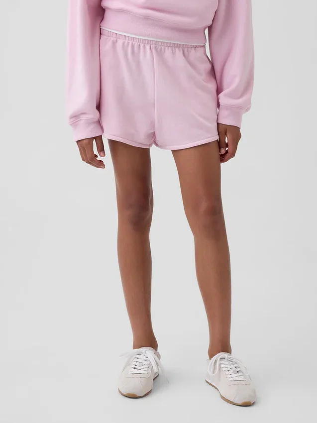 Pantaloncini da bambino in felpa Vintagesoft con motivo delfino e vestibilità comoda