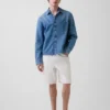 Pantaloncini da carpentiere in denim dal taglio ampio da 9"