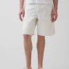 Pantaloncini da carpentiere in denim dal taglio ampio da 9"