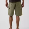Pantaloncini da carpentiere in denim dal taglio ampio da 9"
