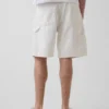 Pantaloncini da carpentiere in denim dal taglio ampio da 9"