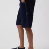 Pantaloncini da carpentiere in denim larghi da 10,5"