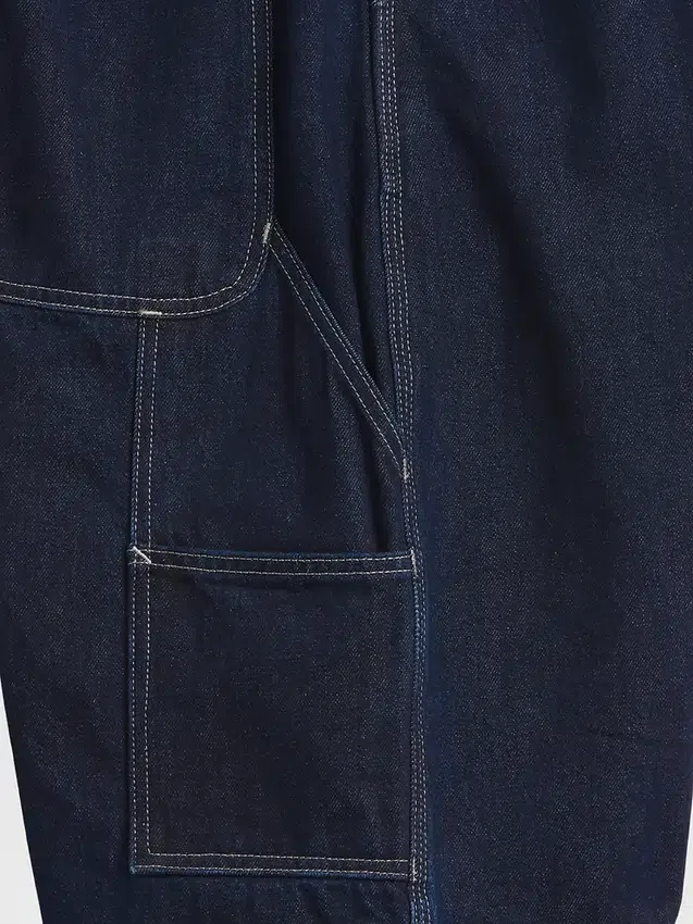 Pantaloncini da carpentiere in denim larghi da 10,5"