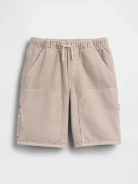 Pantaloncini da carpentiere in denim larghi e comodi stile anni ’90 per bambini