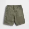Pantaloncini da carpentiere in denim ultra morbido con chiusura a elastico per Neonato & Bebè