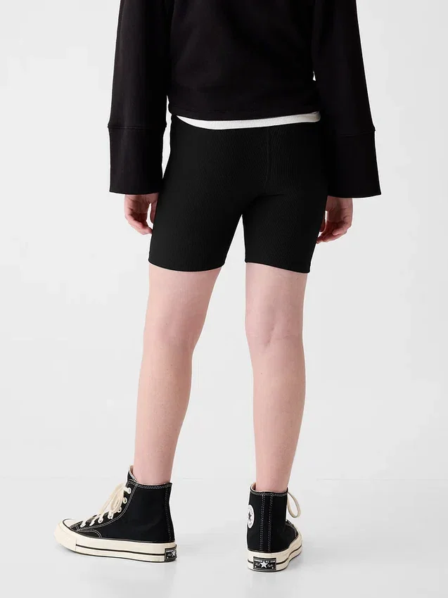 Pantaloncini da ciclismo a costine per bambini