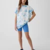 Pantaloncini da ciclismo con orlo ripiegato per bambini