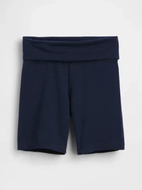 Pantaloncini da ciclismo con orlo ripiegato per bambini