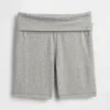 Pantaloncini da ciclismo con orlo ripiegato per bambini
