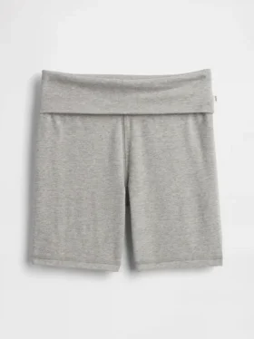 Pantaloncini da ciclismo con orlo ripiegato per bambini
