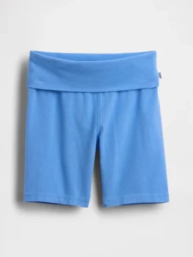 Pantaloncini da ciclismo con orlo ripiegato per bambini