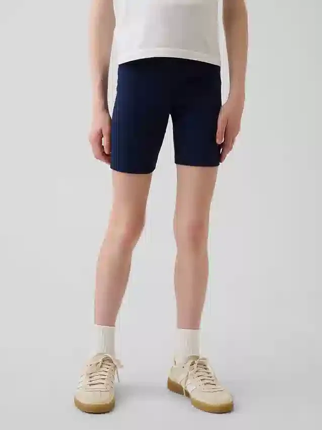 Pantaloncini da ciclismo con orlo ripiegato per bambini