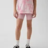 Pantaloncini da ciclismo con orlo ripiegato per bambini