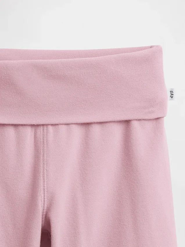 Pantaloncini da ciclismo con orlo ripiegato per bambini