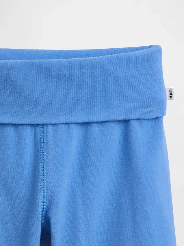 Pantaloncini da ciclismo con orlo ripiegato per bambini
