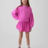 Pantaloncini da corsa a secco rapido con orlo a farfalla per bambini