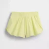 Pantaloncini da corsa a secco rapido con orlo a farfalla per bambini