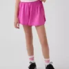 Pantaloncini da corsa a secco rapido con orlo a farfalla per bambini