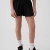 Pantaloncini da corsa a secco rapido con orlo a farfalla per bambini