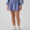 Pantaloncini da corsa a secco rapido con orlo a farfalla per bambini