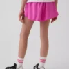 Pantaloncini da corsa a secco rapido con orlo a farfalla per bambini