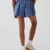 Pantaloncini da corsa a secco rapido con orlo a farfalla per bambini