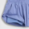 Pantaloncini da corsa a secco rapido con orlo a farfalla per bambini