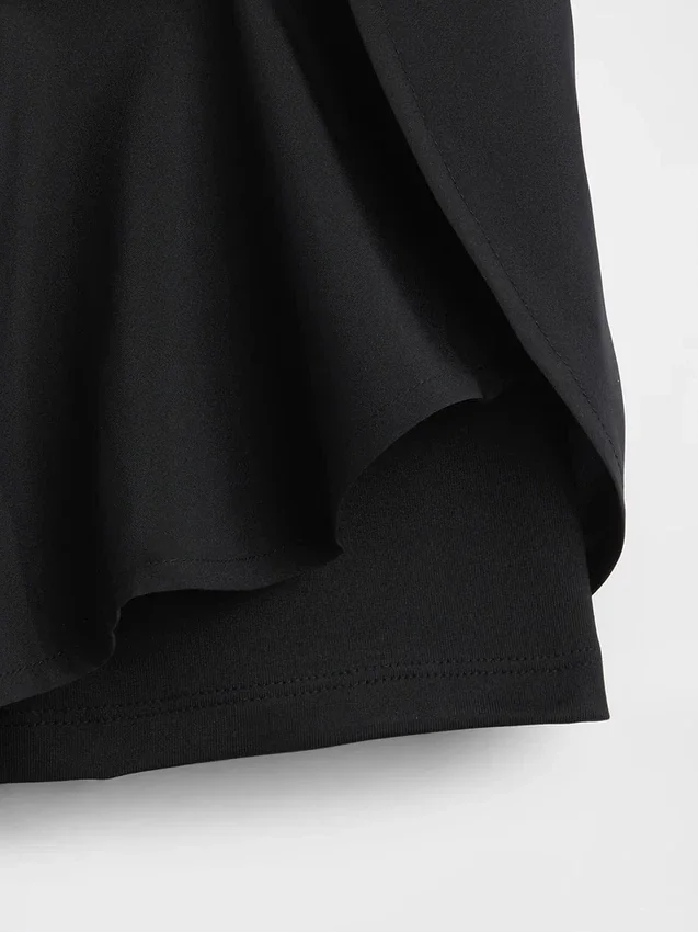 Pantaloncini da corsa a secco rapido con orlo a farfalla per bambini