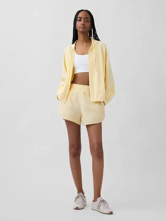 Pantaloncini da corsa GapFit Tech a vita alta