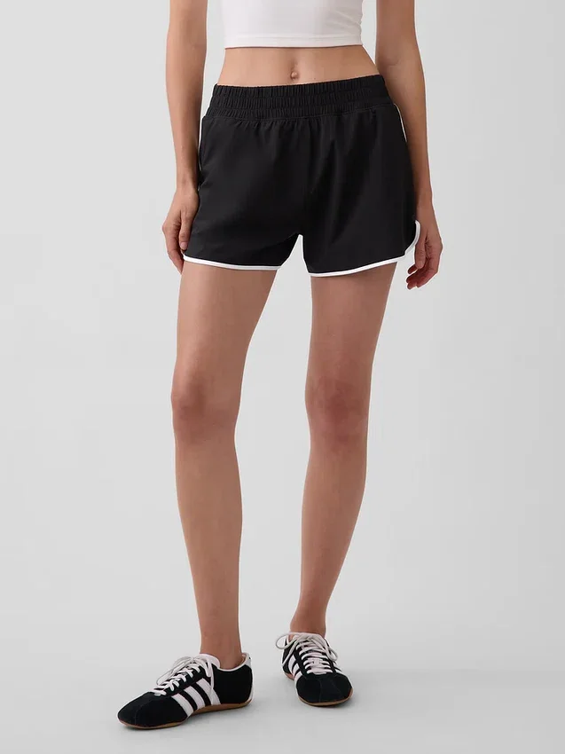 Pantaloncini da corsa GapFit Tech a vita alta