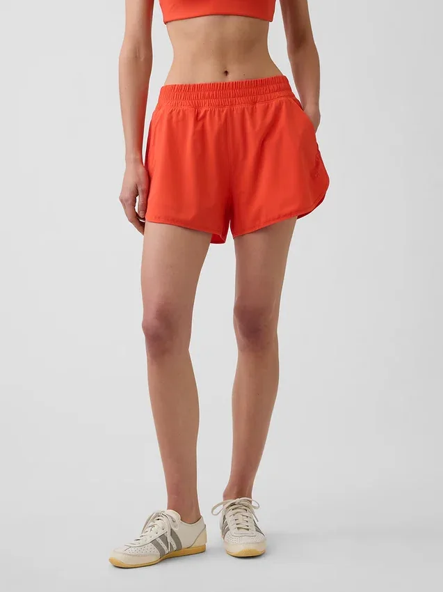 Pantaloncini da corsa GapFit Tech a vita alta