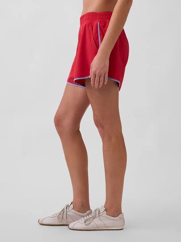 Pantaloncini da corsa GapFit Tech a vita alta
