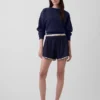 Pantaloncini da corsa GapFit Tech a vita alta