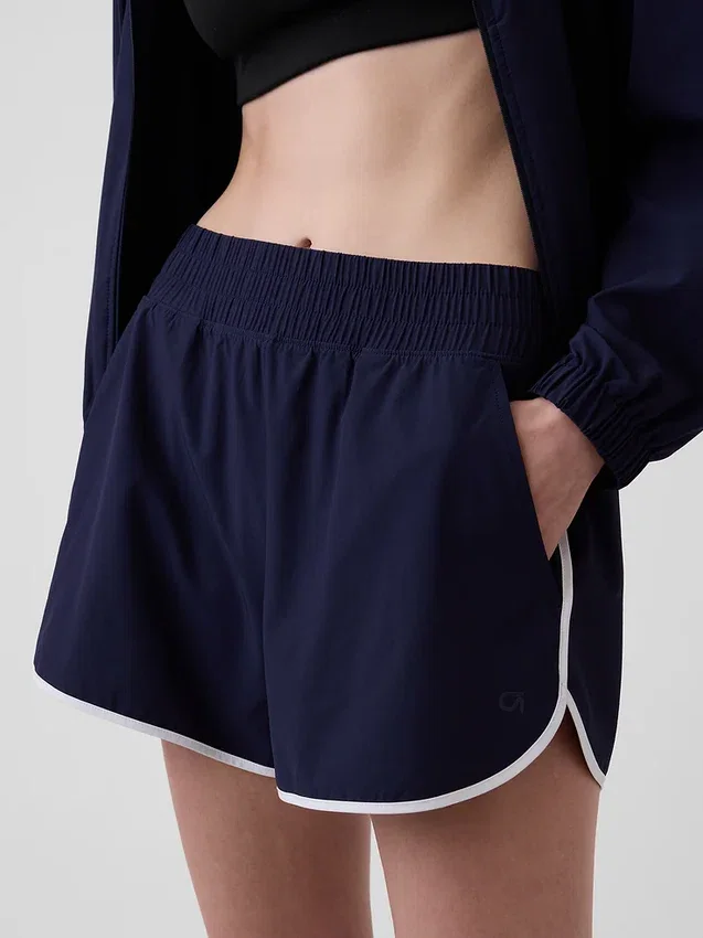 Pantaloncini da corsa GapFit Tech a vita alta