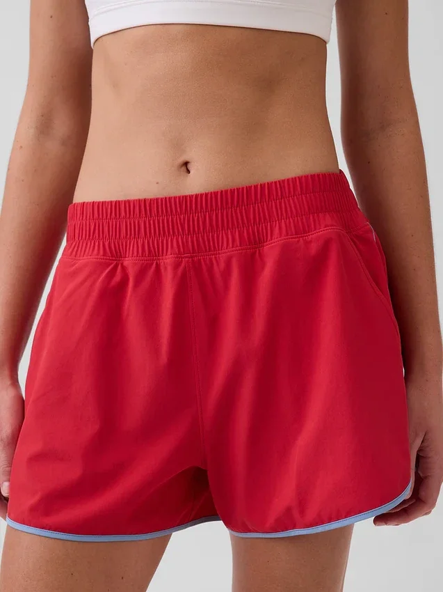 Pantaloncini da corsa GapFit Tech a vita alta